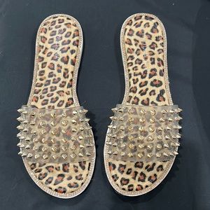 WILD DIVA - Tulum Style Cheetah Print Sandals